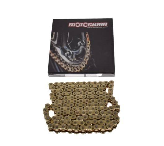 Łańcuch napędowy 120 ogniw 520x-r motochain złoty