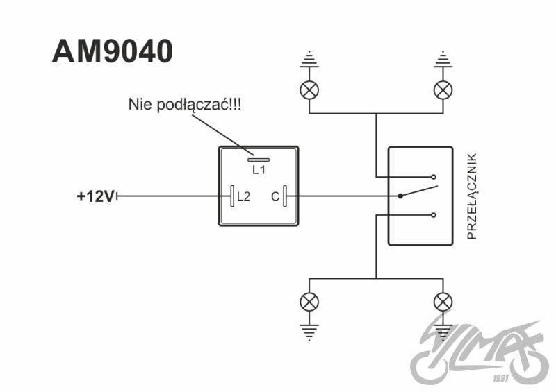 Przerywacz kierunkowskazów 12v 2x21w ducati - zdjęcie 2