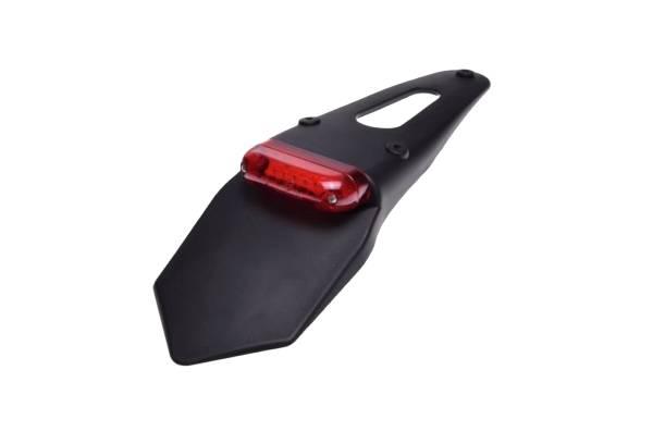 Lampa tył led z błotnikiem czerwony klosz cn