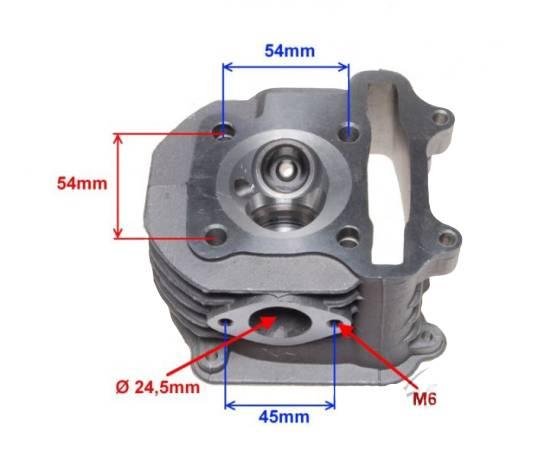 Głowica cylindra 150 cc z wyjściem na zawór spalin - zdjęcie 4