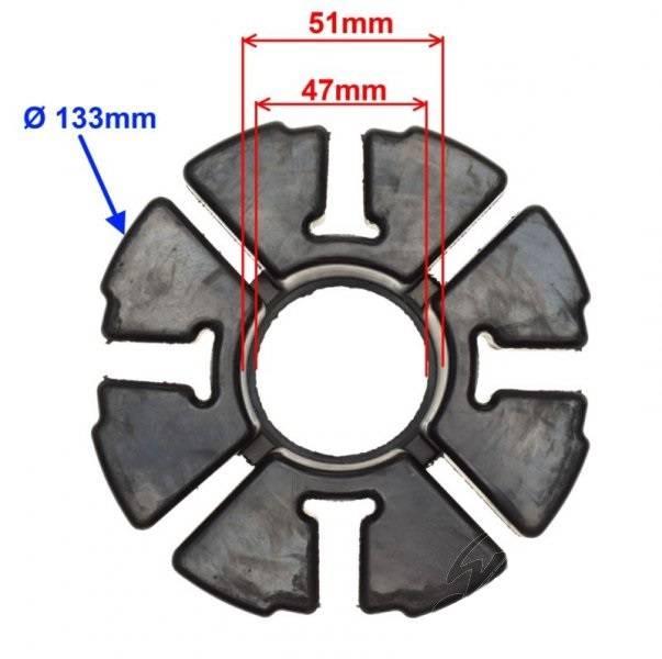Guma zębatki tył junak 901 | J9017003 - zdjęcie 2