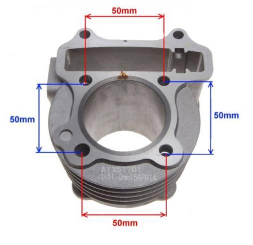 Cylinder 90 cc 4t wilga i inne 51,00 mm | AY351701 - zdjęcie 5