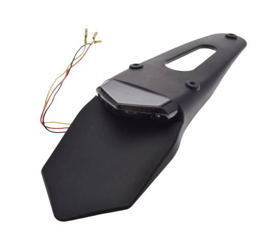 Lampa tył led z błotnikiem dymiony klosz cn