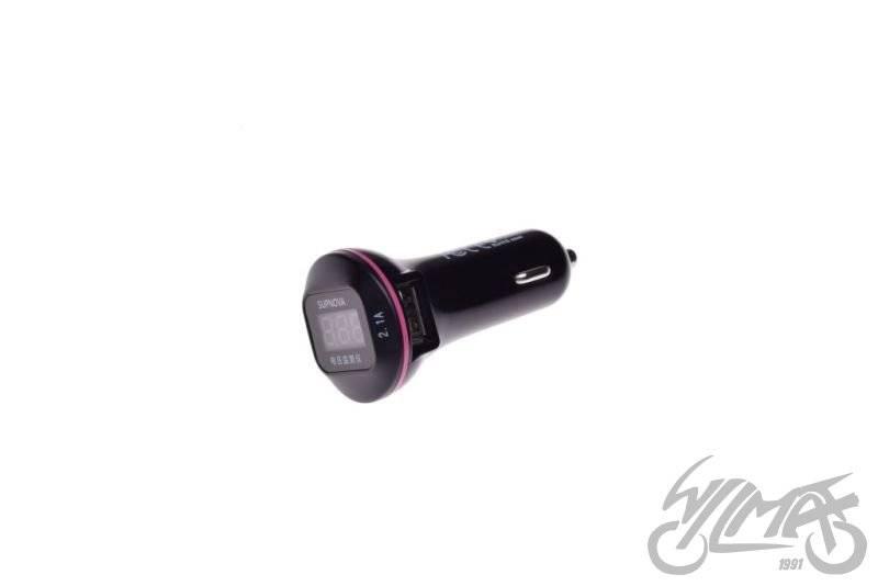 Gniaz usb z wyświetlaczem napięcia 12-24v - zdjęcie 2