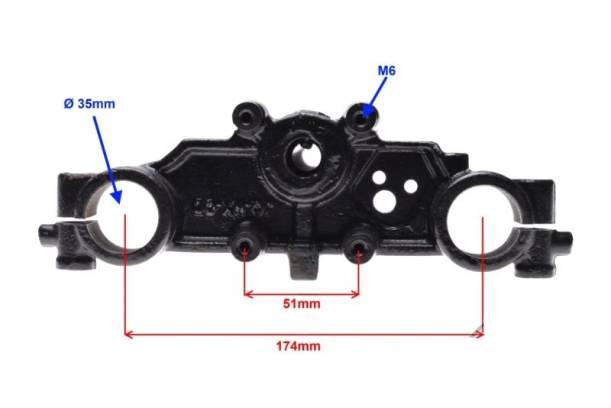 Półka dolna widelca romet crs50/125 | RCR5105 - zdjęcie 2