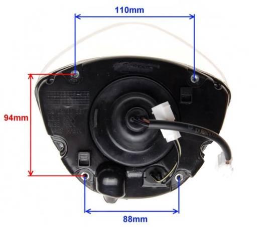 Lampa przód piaggio fly 125 | PFLY2401 - zdjęcie 4