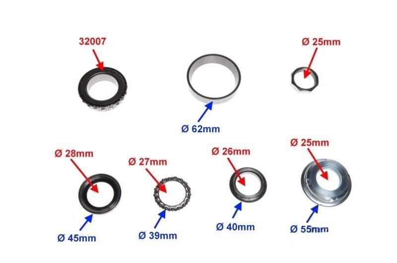 Łożyskowanie kierownicy qt-4 | ZLO5112 - zdjęcie 2