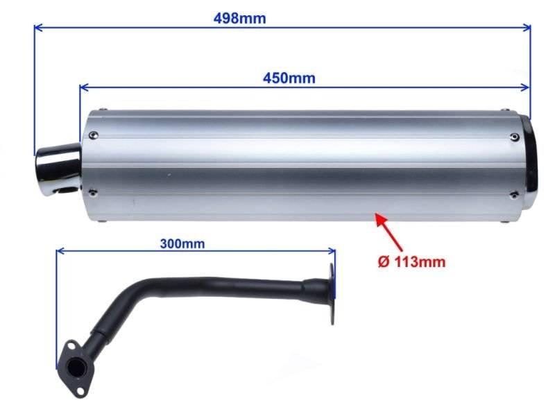 Tłumik kolanko 125 gy6 4t | ZV8001 - zdjęcie 5
