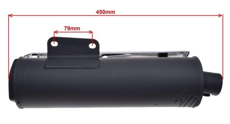 Tłumik qt-4 2t bez katalizatora | ZLO80019 - zdjęcie 3