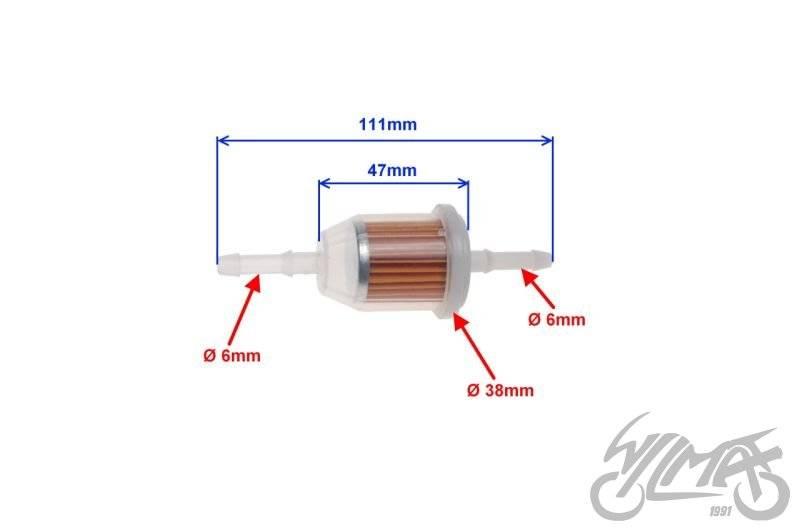 Filtr paliwa wkład papier 1 szt | AA12501 - zdjęcie 3