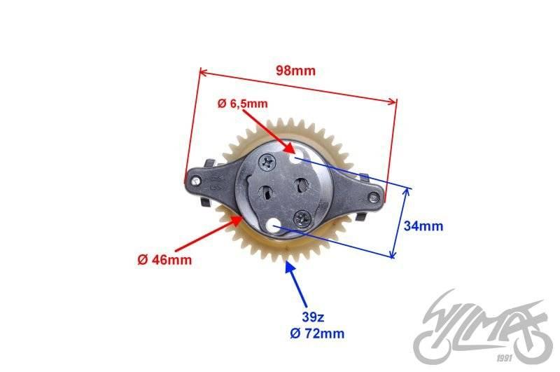 Pompa oleju silnik 162fmj | FM00582 - zdjęcie 2