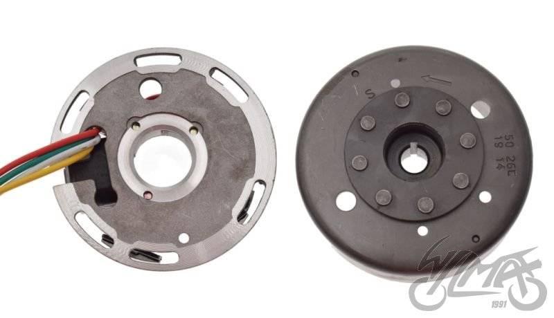 Stator iskrownik 6 cewek koło magnesowe april - zdjęcie 4