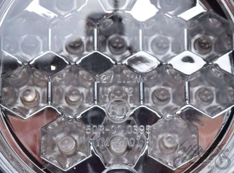 Lampa tył aprilia sr50 chrom led homologacja - zdjęcie 2