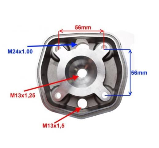 Głowica cylindra derbi senda 2t woda | AY3903B - zdjęcie 2