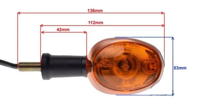 Kierunkowskaz tył pomarańczowy | AL70211 - zdjęcie 4