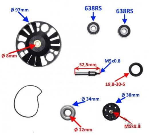 Pompa cieczy aprilia atlantic 125 piaggio x8/9 - zdjęcie 3
