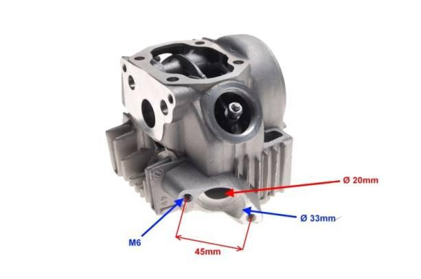 Głowica cylindra czoper 4t z zaworami duży 70ccm - zdjęcie 2