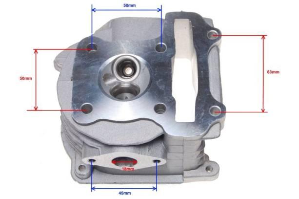 Głowica cylindra 50 cc 4t goła | ZD0040 - zdjęcie 2
