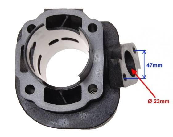 Cylinder 70 cc 47,00 2t żeliwo sworzeń 10 quantum - zdjęcie 3