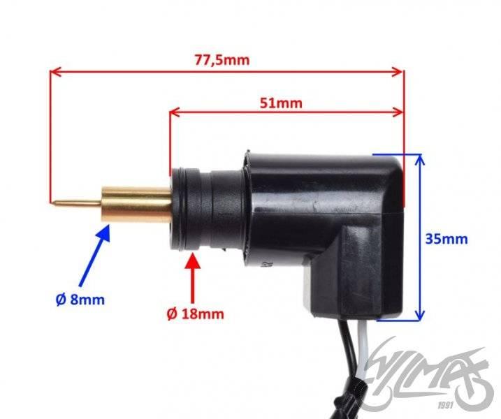 Elektrozawór ssania yamaha mbk | AY56074 - zdjęcie 3