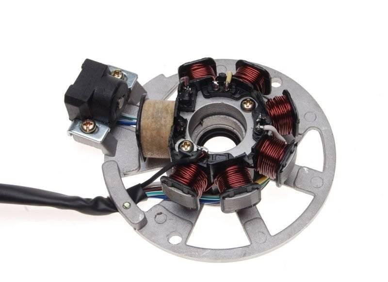 Stator iskrownik 7 cewek 6 przewodów 2t | ZLK2005