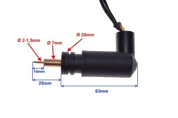 Elektrozawór ssania atv250 kod silnik 172mm - zdjęcie 3