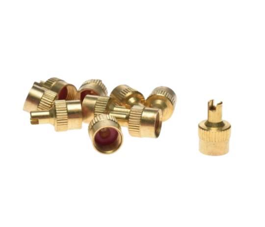 Nakrętka wentyla z kluczykiem 10 szt | AW542161