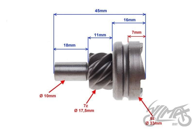 Koło rozrusznika honda dio 4t wer 2 | DIO0264 - zdjęcie 2