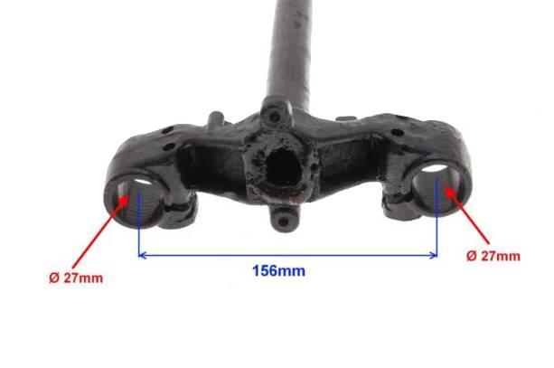 Półka widelca ze sztycą 27mm | ZD5113 - zdjęcie 3