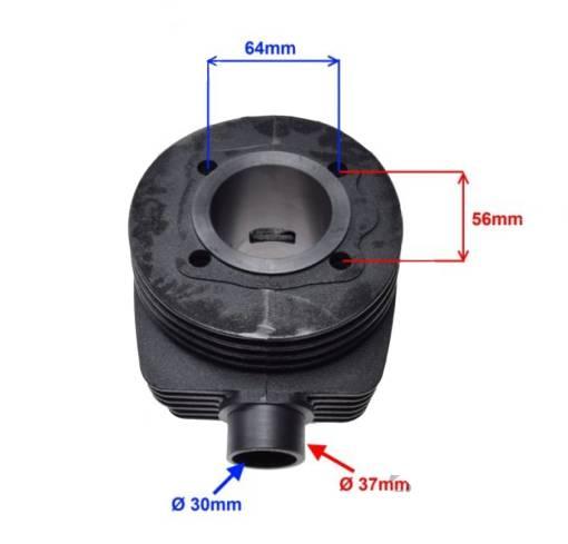 Cylinder vespa ex 150 57,80 | AY3557 - zdjęcie 3