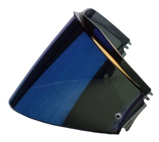 Szyba kasku ff399 lustrzanka niebieska | AK800399VI17 - zdjęcie 2