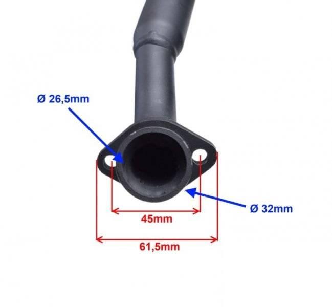 Kolanko wydechowe junak 901 sport | J901S8005 - zdjęcie 2