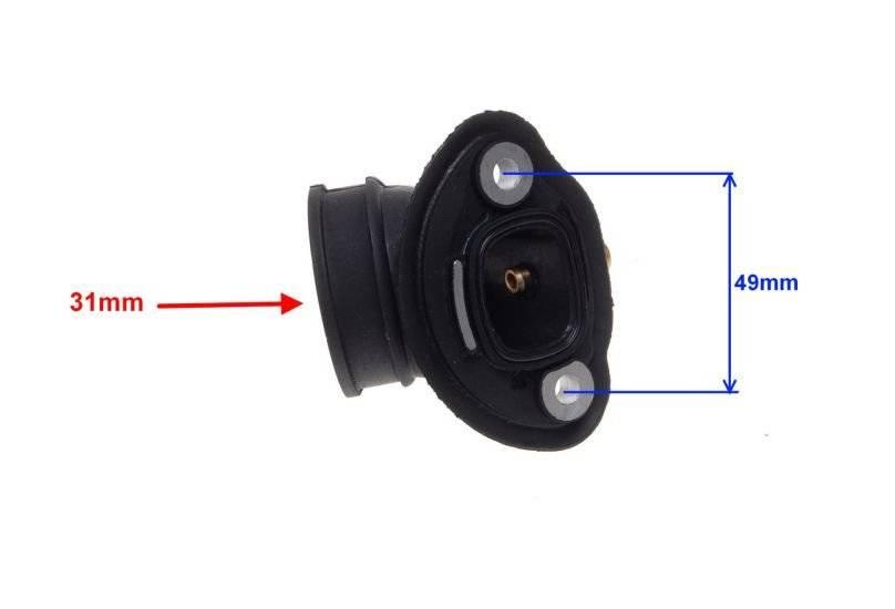 Króciec gaźnika piaggio fly 125 | PFLY3051 - zdjęcie 3