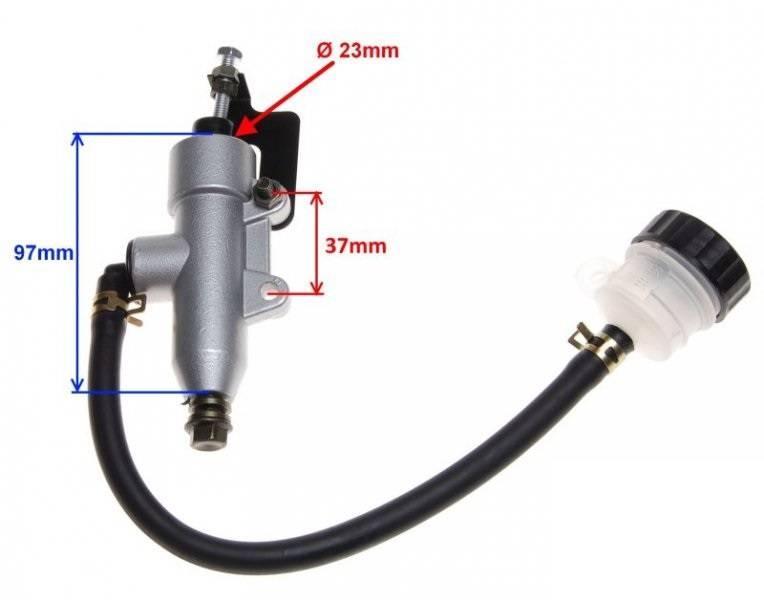 Pompa hamulca ze zbiorniczkiem i mocowaniem - zdjęcie 3