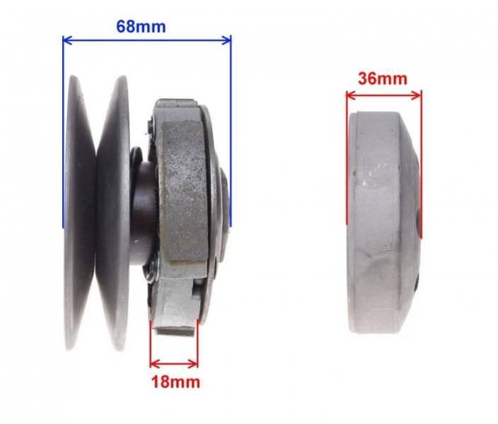Sprzęgło tył 4t tgb fi dzwona 107,4mm | ZD0101 - zdjęcie 3