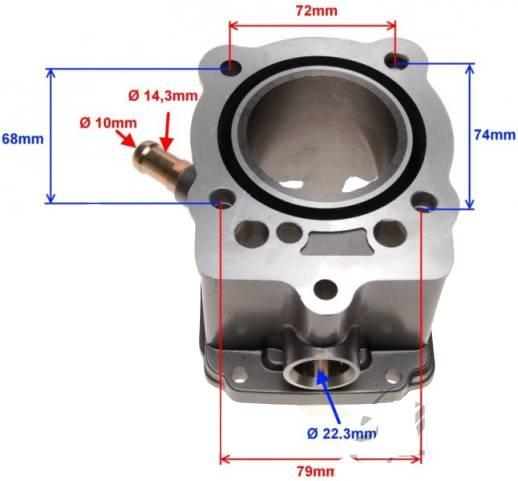 Cylinder loncin 150 4t woda 62,00 | AY3529 - zdjęcie 4
