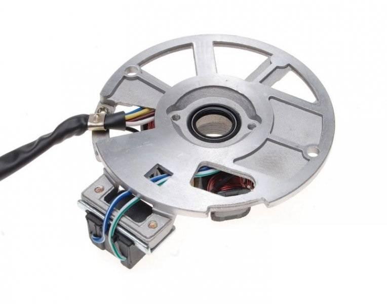 Stator iskrownik 7 cewek 6 przewodów 2t | ZLK2005 - zdjęcie 3