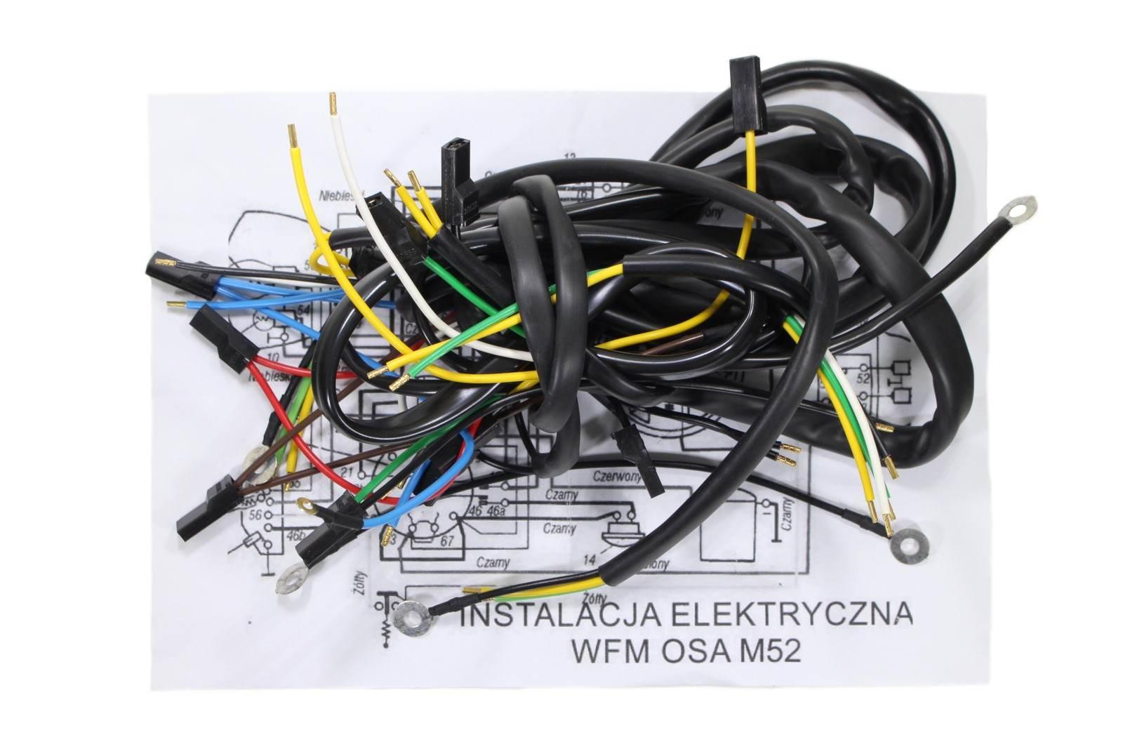 Instalacja wiązka wfm osa m52 czarna ml | ROY01937