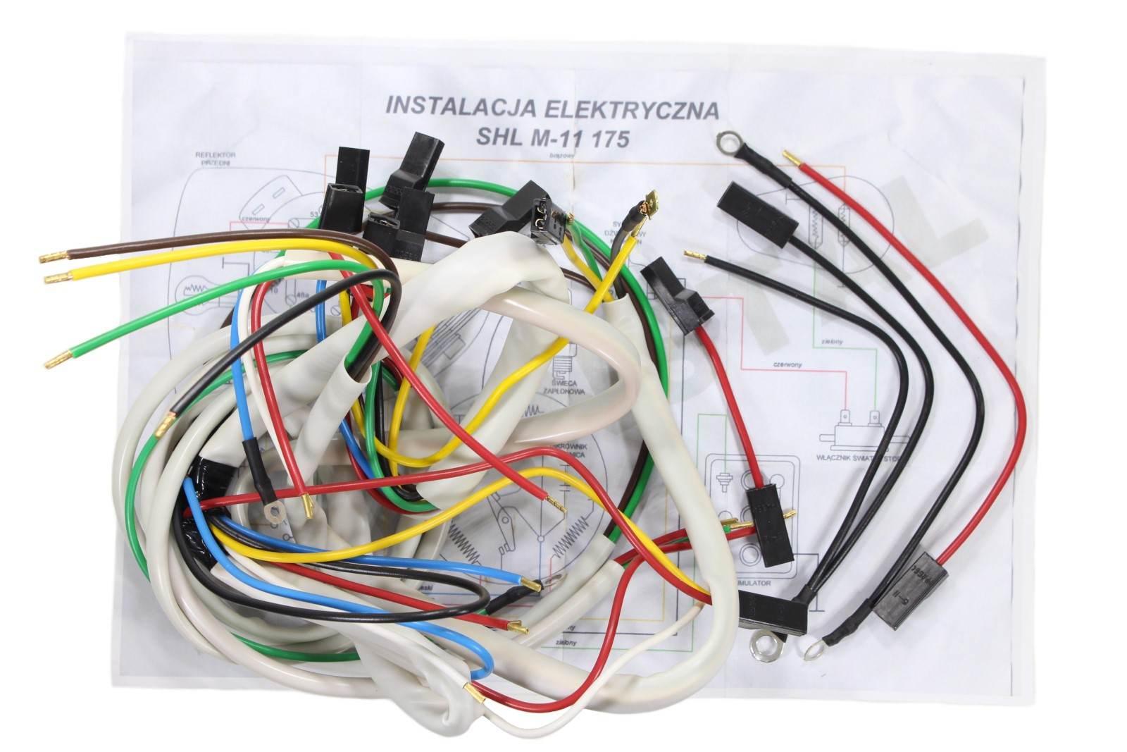 Instalacja wiązka shl m11 175 biała ml | ROY09876