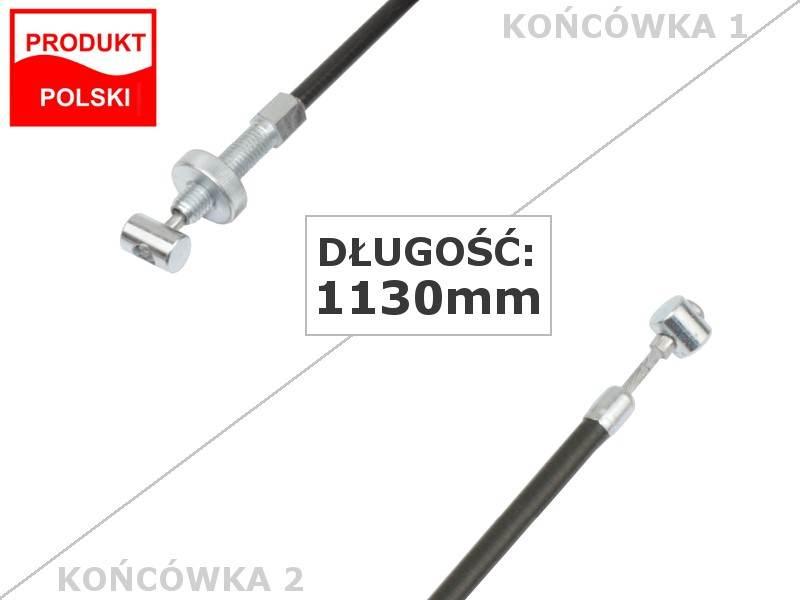 Linka hamulca przód junak m10 czarna | ROY10527