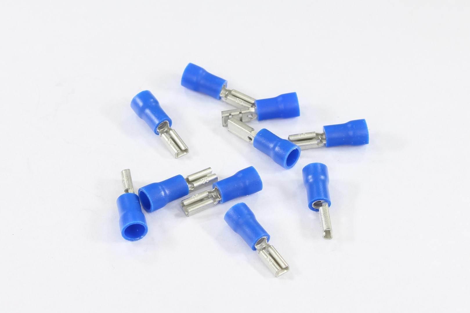 Konektor płaski 2,8mm żeński izolowany0,8mm1,5-2,5mm10szt