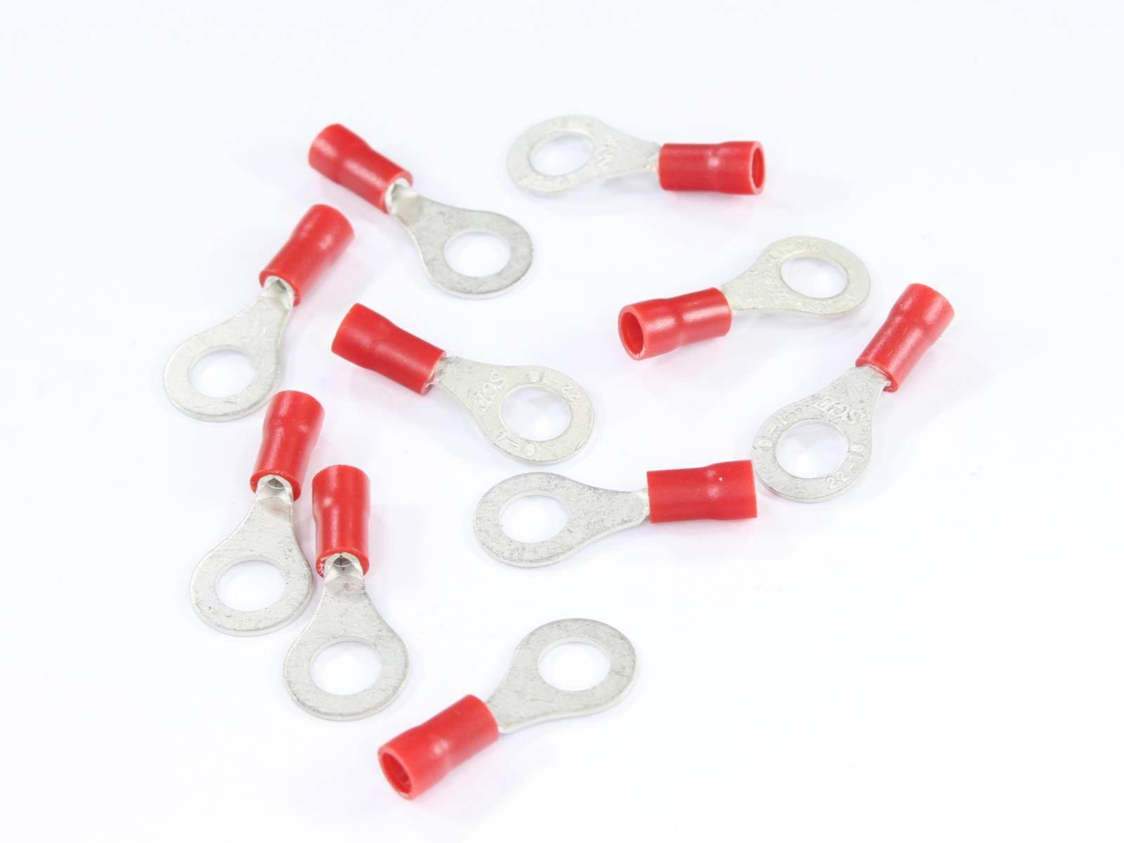 Konektor oczkowy m6 izolowany 6.4mm 0.5-1.5mm kpl 10szt