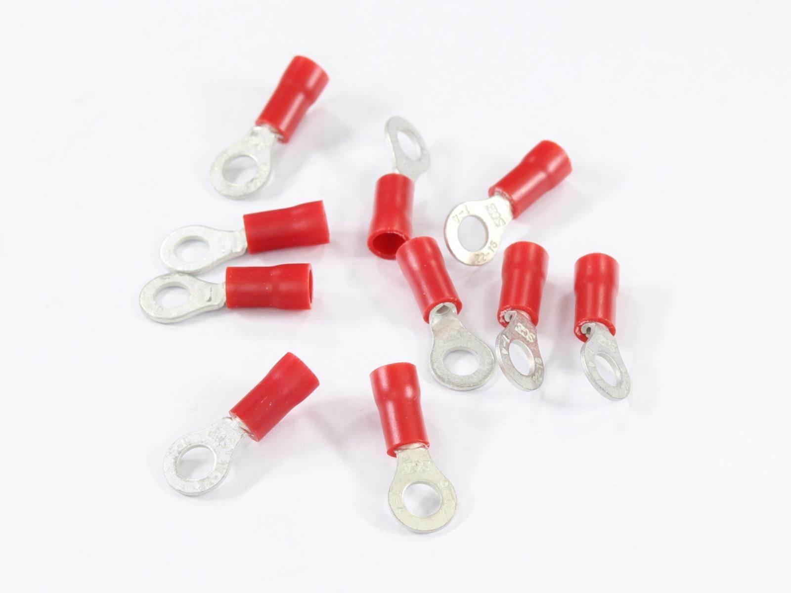 Końcówka oczkowa m4 izolowana 4,3mm0,5-1,5mm10szt