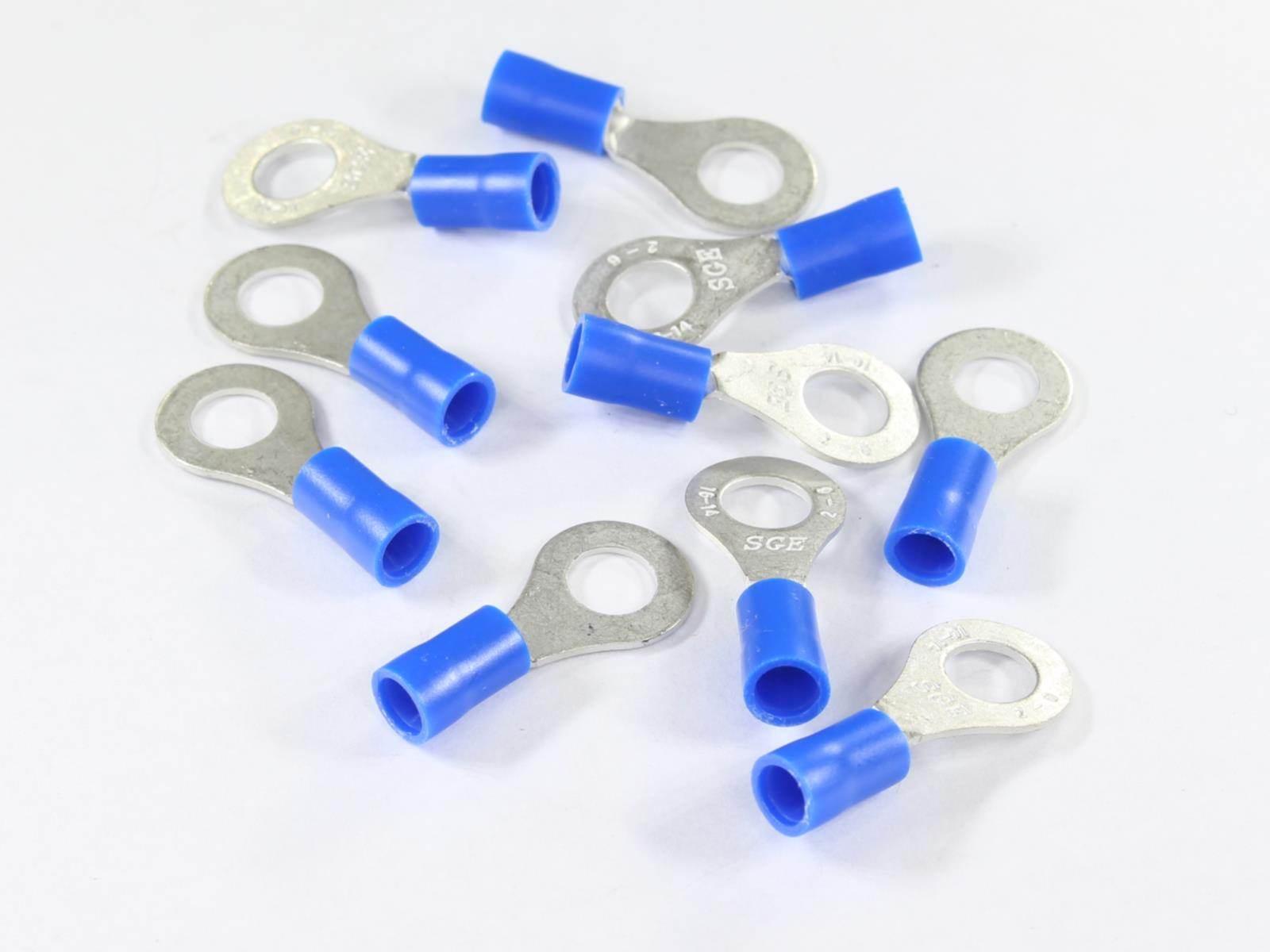 Końcówka oczkowa m6 izolowana 6,4mm1,5-2,5mm10szt