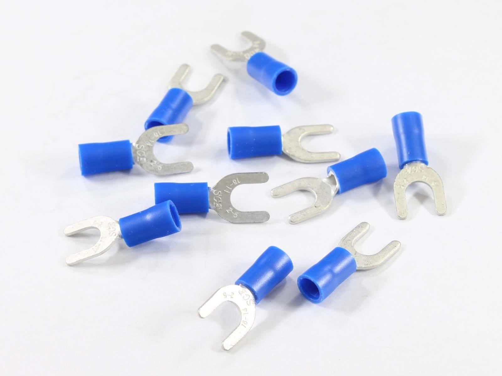 Końcówka widełkowa m5 izolowana 5,3mm1,5-2,5mm kpl 10szt