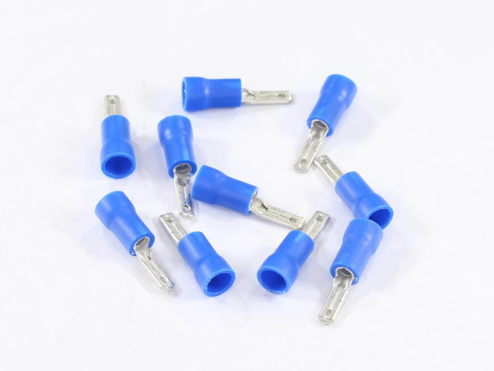Konektor płaski 2,8mm męski izolowany0,8mm1,5-2,5mm