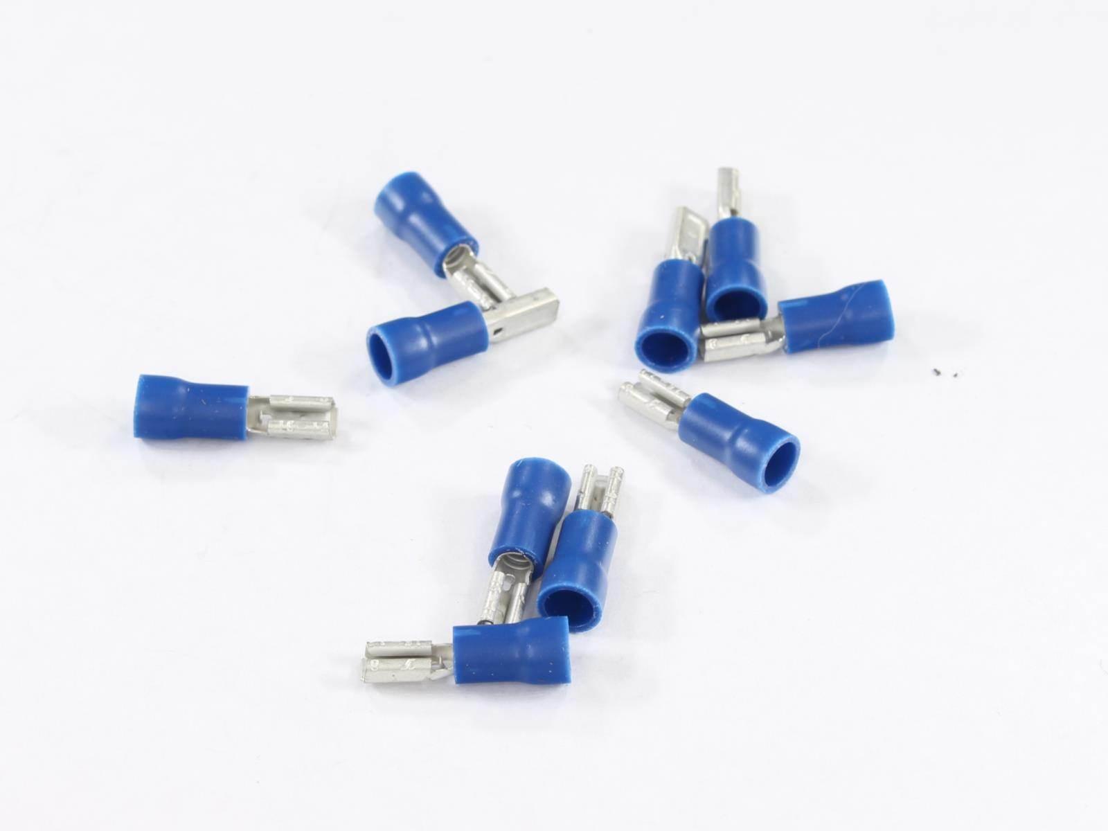 Konektor płaski 2,8mm żeński izolowany0,8mm1,5-2,5mm