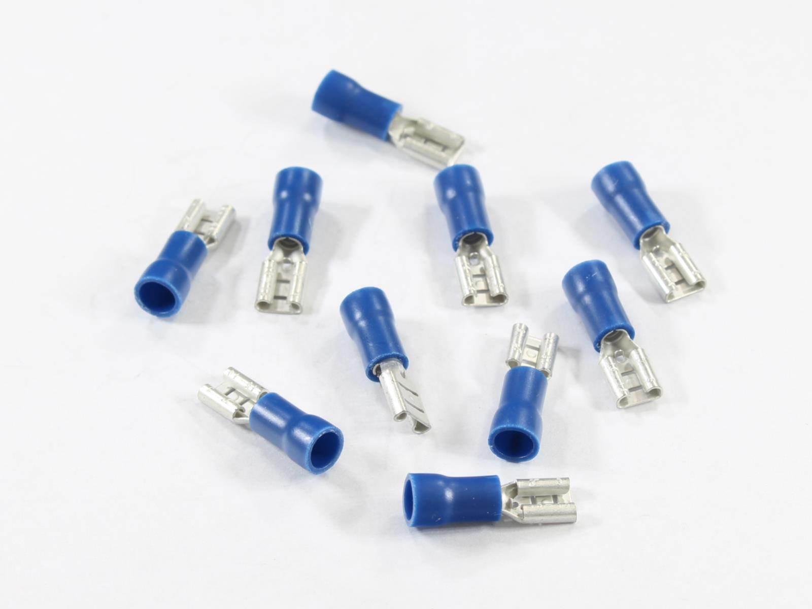 Konektor płaski 4,8mm żeński izolowany0,5mm1,5-2,5mm