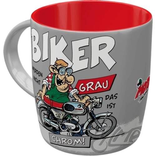 Kubek motomania biker chrom 43084 | NAR43084