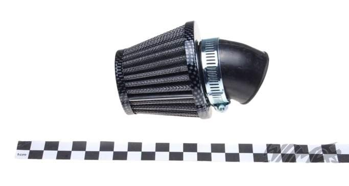 Filtr powietrza 42 do 45 mm stożkowy 45' carbon